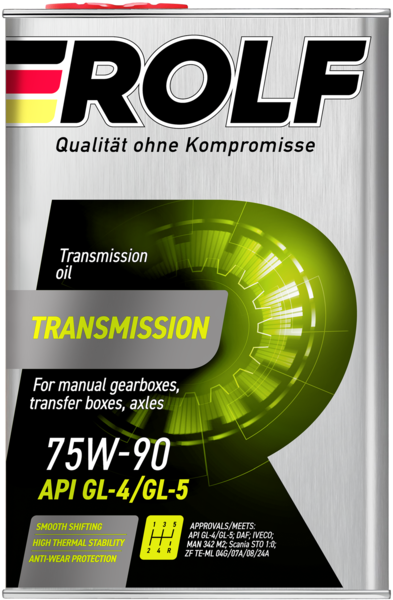 Rolf Transmission 75W-90 GL-4/GL-5, 4л