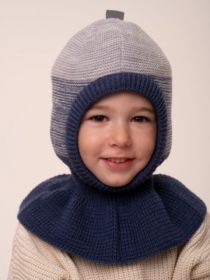 Шапка дет. хб подкл, утепл., цвет джинс (арт. 7543 пш)