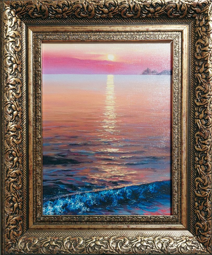 картина "Золотой Байкал, м.Бурхан"