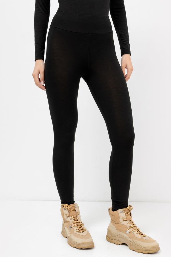 Леггинсы женские термо 642266 [черный]