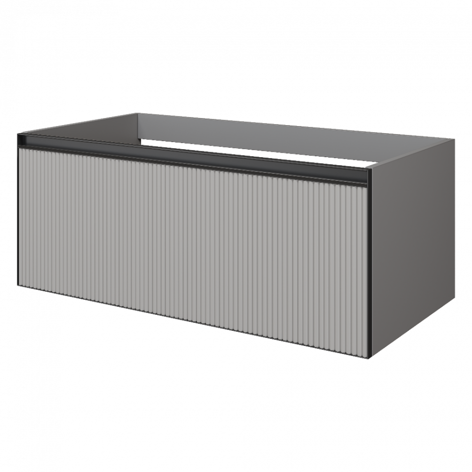 Тумба под раковину подвесная Armadi Art Quatro 790-M1-100, с внешней подсветкой ФОТО