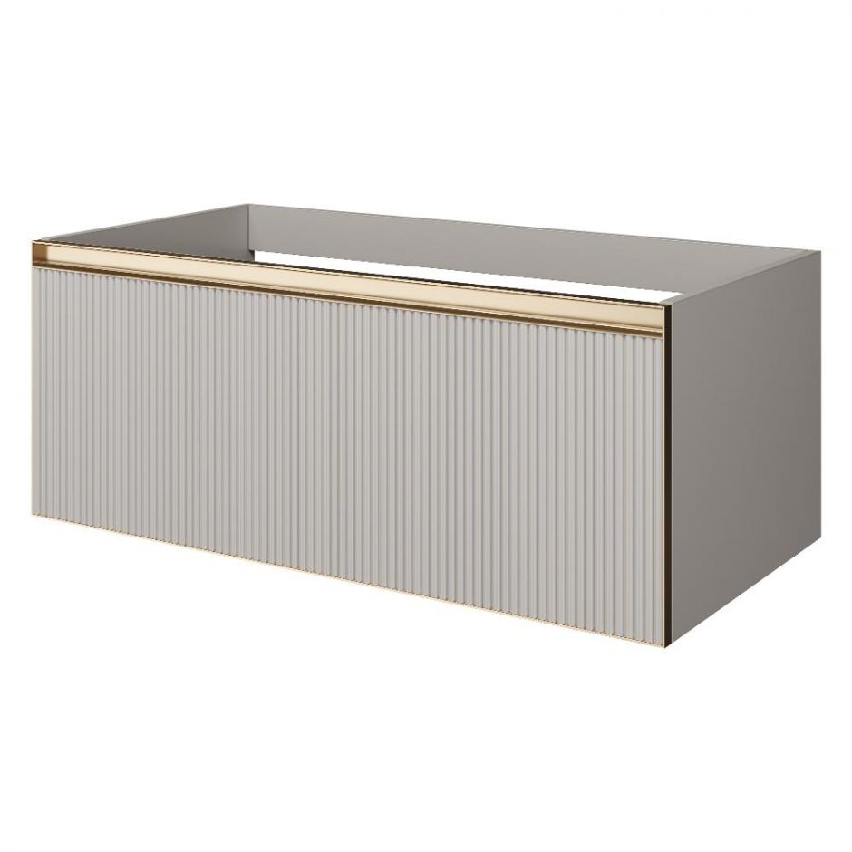 Тумба под раковину подвесная Armadi Art Quatro 790-M1-100, с внешней подсветкой ФОТО