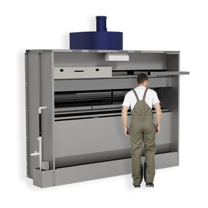 Reinberg CT-W/G300-2,2 Малогабаритная покрасочная камера с водяной завесой