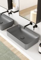 Накладная раковина Cielo Mare MRLAR прямоугольная, 60х38х15 см схема 5