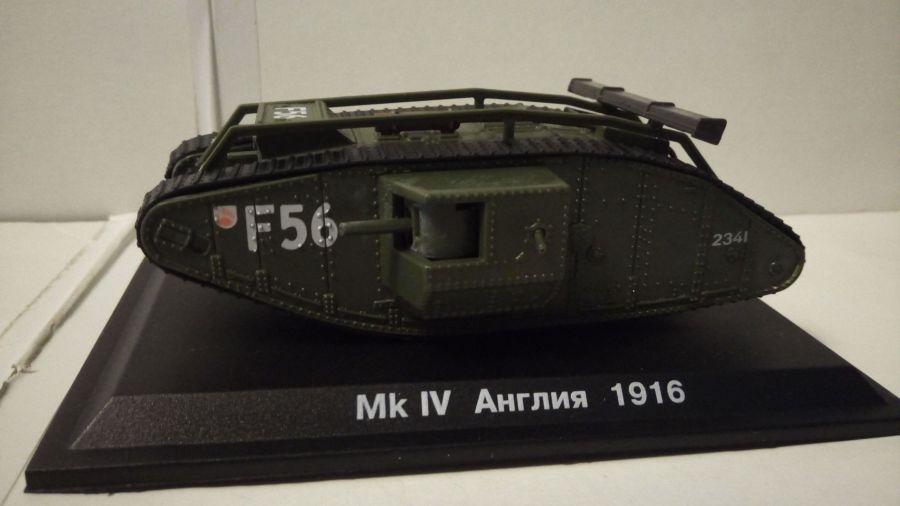 Британский танк MK.IV 1916   (1/72)  журнальная серия "Танки мира"