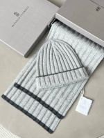 Комплект шапка шарф Brunello Cucinelli Комплект шапка шарф Brunello Cucinelli