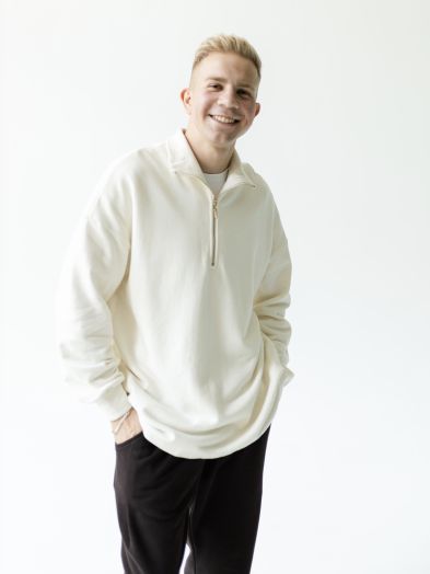 Кофта-анорак из конопли