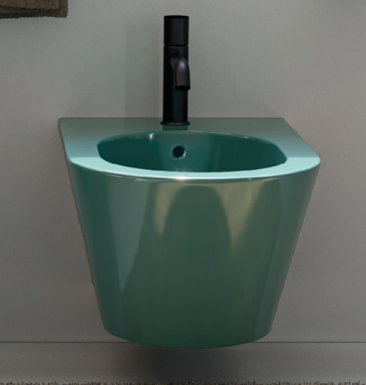 Биде подвесное Cielo Mare MRBS с отверстием под смеситель, крепеж в комплекте схема 4 Биде подвесное Cielo Mare MRBS с отверстием под смеситель, крепеж в комплекте схема 4