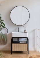 Подвесная овальная раковина Cielo Marcel MALA/MALASF 70х50х17 см схема 8