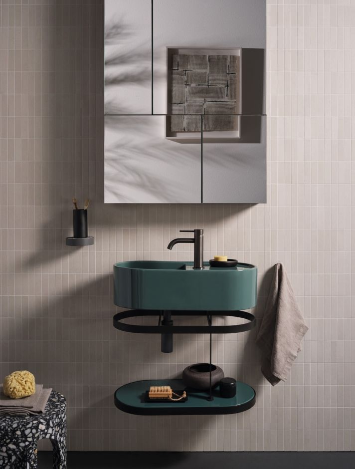 Накладная/подвесная овальная раковина Cielo Les Petites LPLAO60/LPLAO60SF 60х30х16 см ФОТО