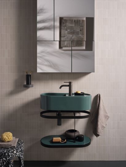 Накладная/подвесная овальная раковина Cielo Les Petites LPLAO60/LPLAO60SF 60х30х16 см схема 6