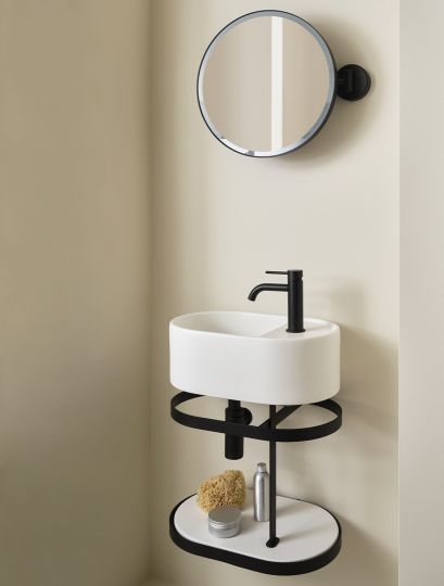 Стальной каркас для раковины Cielo Les Petites LPSTOR46 46х30х40 см схема 3