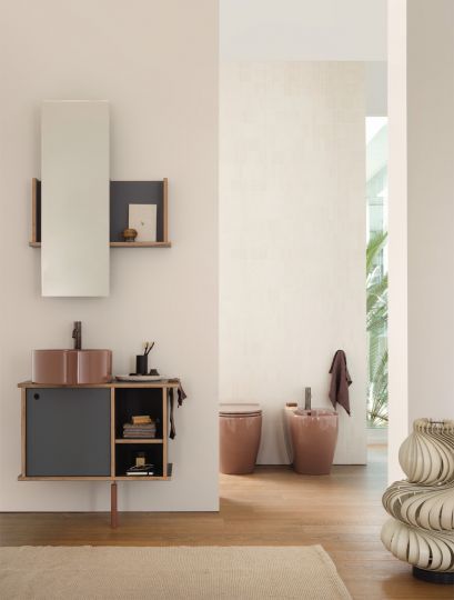 Тумба подвесная Cielo Theo 78 THMF78/THMF78SF из материала Fenix 78х38 см схема 4 Тумба подвесная Cielo Theo 78 THMF78/THMF78SF из материала Fenix 78х38 см схема 4