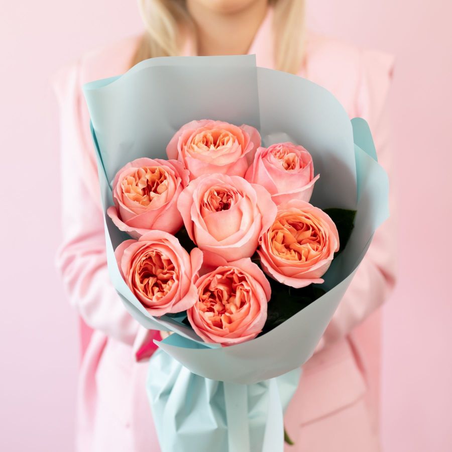 Пионовидная роза (Пинк Экспрешн) от 7 шт