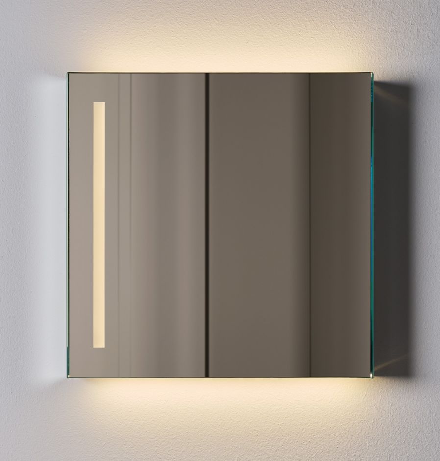 Зеркало подвесное Cielo Arcadia Luc квадратное с подсветкой SPLUQLDX/SPLUQLSX 40х40х6 см ФОТО