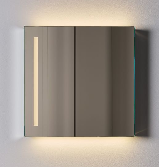 Зеркало подвесное Cielo Arcadia Luc квадратное с подсветкой SPLUQLDX/SPLUQLSX 40х40х6 см схема 2