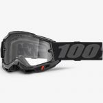 100% Accuri 2 Enduro MTB Black/Clear (2025) очки для мотокросса