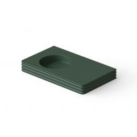 Раковина настольная Dea Design DD9803 800 11 80x48xh10 см Dark Green №11 схема 1