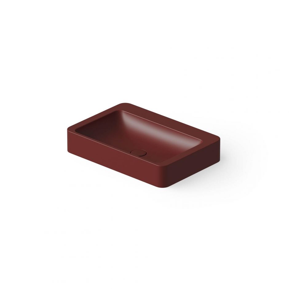 Раковина прямоугольник Dea Design DD9025 600 17 60x41xh10,5 см Red Wine №17