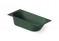 Ванна встраиваемая Dea Design Ease DD8676 1700 11 170x75xh58 см Dark Green №11 схема 1