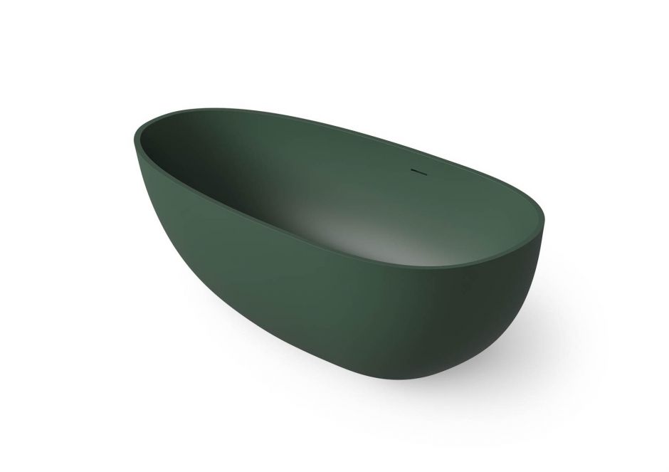 Изображение Ванна Dea Design Modern DD8608 1800 11 180х90хh57 см овальная слив в центре Dark Green №11
