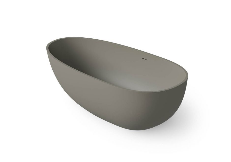 Ванна Dea Design Modern DD8608 1800 4 180х90хh57 см овальная слив в центре Light Grey №4