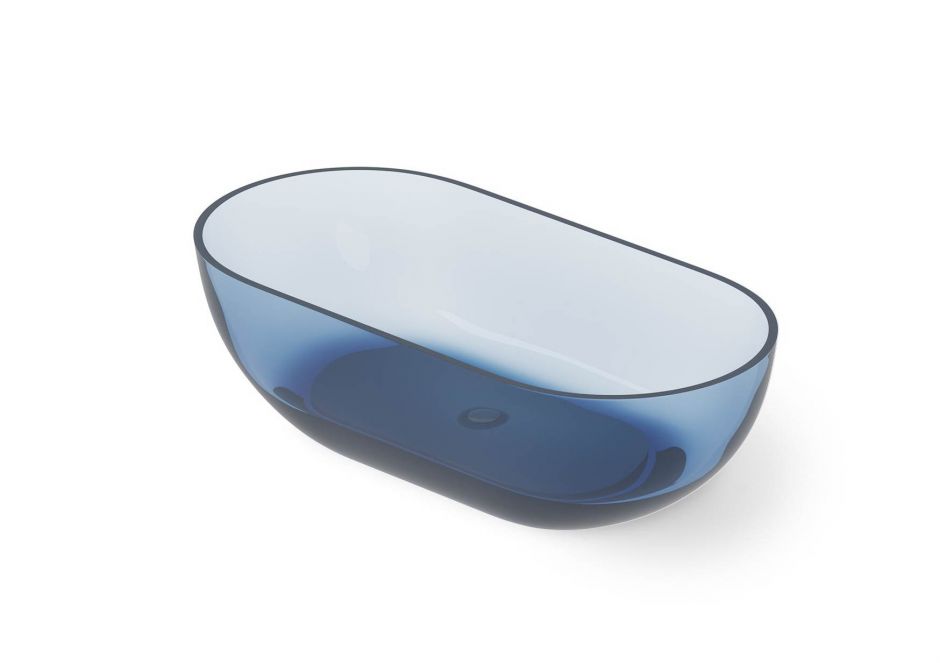 Овальная ванна Dea Design Shadow DD8619 1550 R7 155x77xh52 см Royal Blue R7