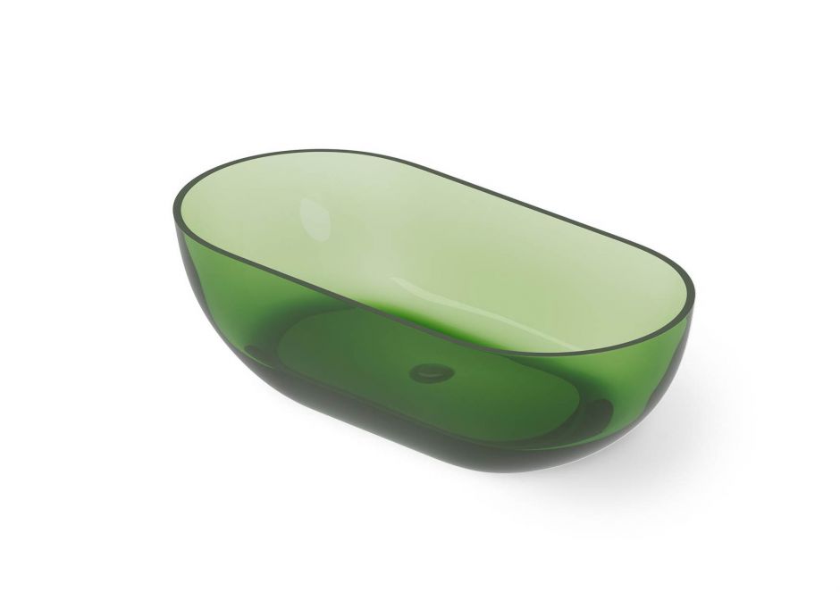 Овальная ванна Dea Design Shadow DD8619 1550 R3 155x77xh52 см Emerald R3