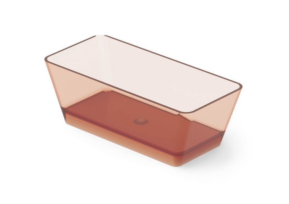 Прямоугольная ванна отдельностоящая Dea Design Modern DD8603 1700 R9 170x78xh58 см Brown Copper R9