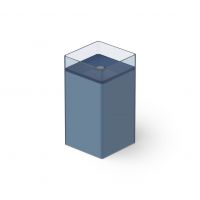 Раковина Dea Design DD2017 400 R7 40x40xh85 см напольная установка Royal Blue R7 схема 1