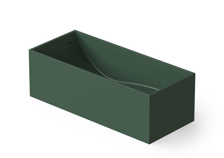 Ванна Dea Design Modern DD8607 1800 11 прямоугольная из искусственного камня 180x76xh58 см Dark Green №11