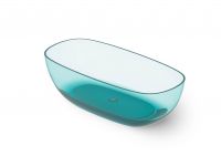 Ванна Dea Design Modern DD8666 1800 R8 180x85xh54 см слив по центру Lake Water Blue R8 схема 1