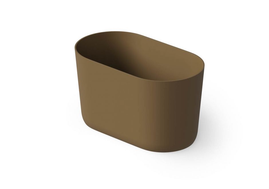 Изображение Ванна Dea Design Single DD8673 1350 1 искусственный камень 135x75xh75 см Dark Camel №1