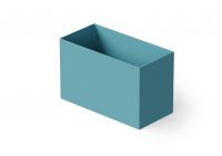 Ванна отдельностоящая Dea Design Single DD8702 1000 15 100x58xh75 см Wave №15 схема 1