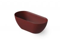 Ванна Dea Design Edge DD8919 1600 17 овальная слив по центру 160x75xh56 см Red Wine №17 схема 1