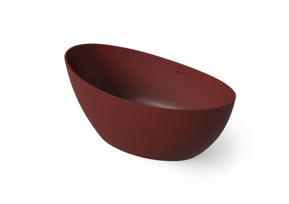 Ванна Dea Design Elegant DD8643 1600 17 со сливом по центру 1600 160x80xh55 см Red Wine №17