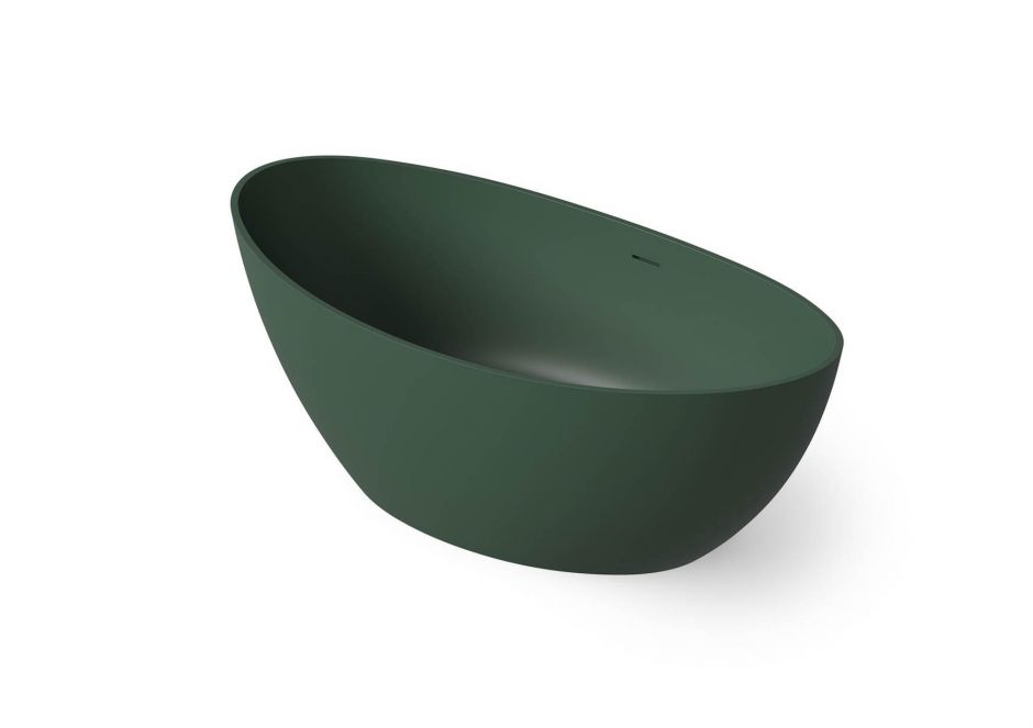 Ванна Dea Design Elegant DD8643 1600 11 со сливом по центру 1600 160x80xh55 см Dark Green №11