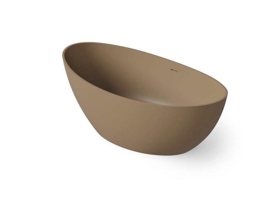 Ванна Dea Design Elegant DD8643 1600 2 со сливом по центру 1600 160x80xh55 см Light Camel №2