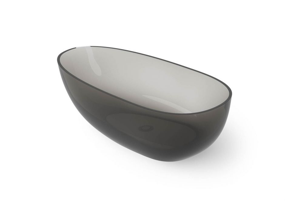 Ванна Dea Design Modern DD8608 1700 R4 170х87хh56 см с отдельностоящей установкой Smoky Black R4