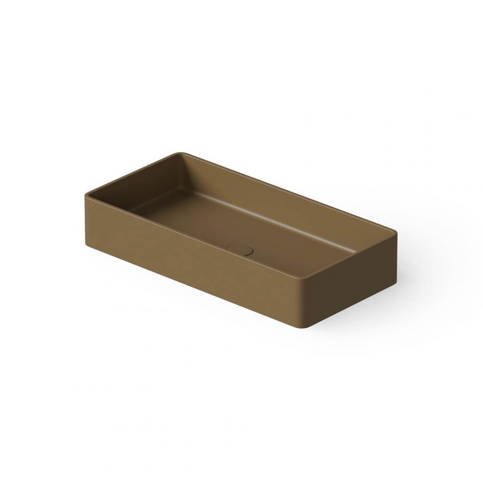 Раковина Dea Design DD9010 800 1 80x40xh14,5 см накладная настольная Dark Camel №1