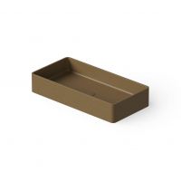 Раковина Dea Design DD9010 800 1 80x40xh14,5 см накладная настольная Dark Camel №1 схема 1