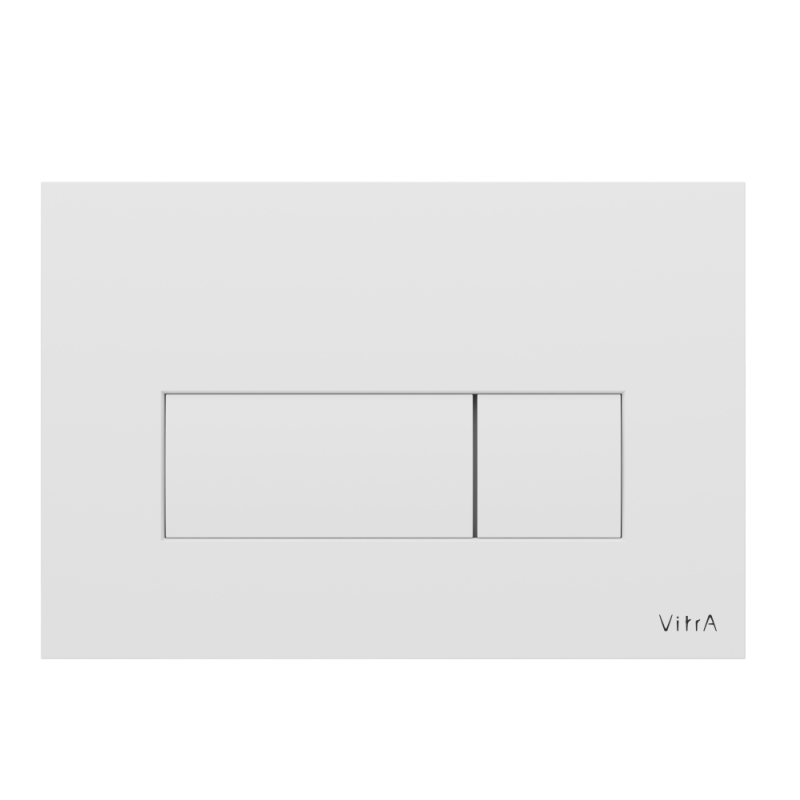 Кнопка смыва VitrA Root глянцевая белая двойный смыв 740-2300