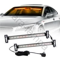 Светодиодная мигалка оранжевая под лобовое