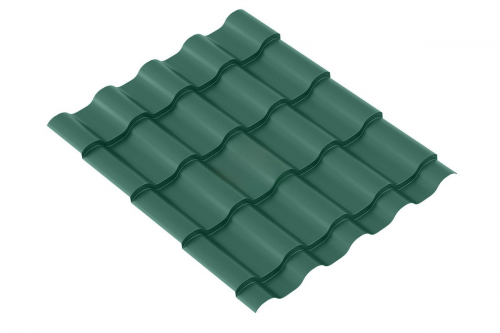 Металлочерепица Супер VERONA 0.5 Pural RAL 6005