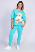 ТК 360 мишки Пижама [изумрудный]