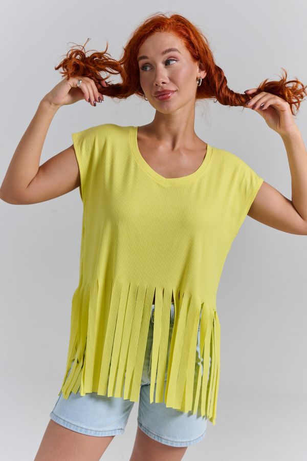 7494 футболка женская [желтый]