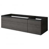 Тумба Armadi Art Quatro 790-M2-140, два блока (100+40), чаша слева схема 4