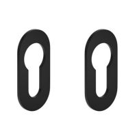 Накладка на замок с цилиндром DND BD80 Y (Martinelli) матовый черный