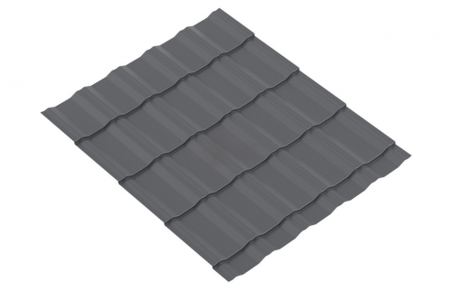 Металлочерепица KRONA 0.5 Полиэстер RAL 7024