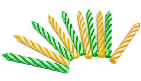 Набор свечей разноцветных